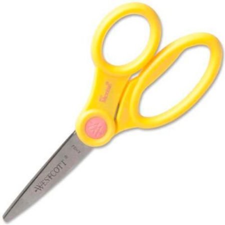 ACME UNITED Westcott® Kids Scissors w/Anti-Microbial Product Protection, 5"L Straight, Blunt Tip, Assorted 14606